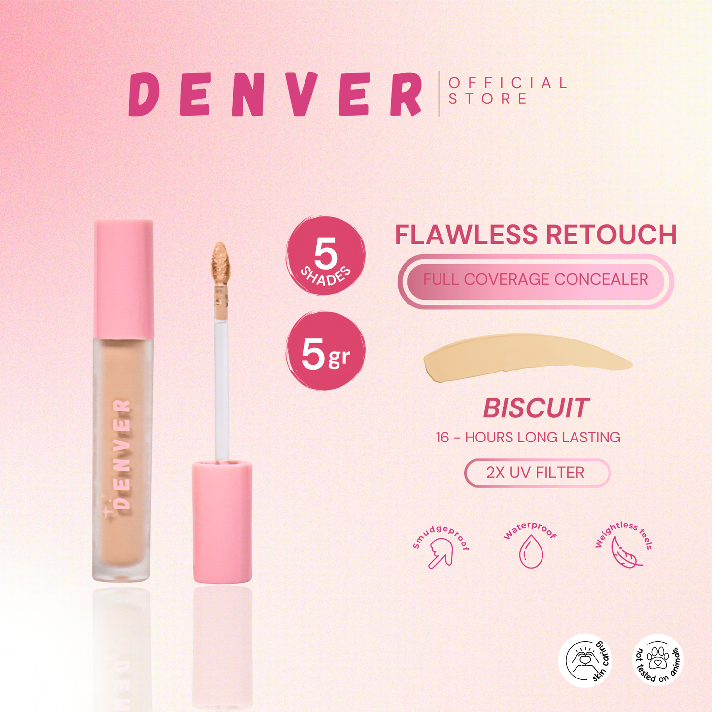 Flawless Concealer Full Coverage